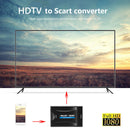 1080P HDMI-compatible to SCART Video Audio Upscale Converter Adapter for HD