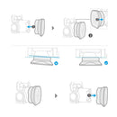 Film Accessories Camera Glass Filter Lens Filters Polarizer For DJI FPV