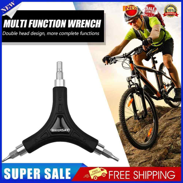 Y Shape Bike Wrench Portable Hexagon Bike Repair Tool Maintenance Accessories