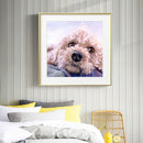 Pet Dog Frameless DIY Oil Paint by Numbers Hand Painting Wall Art Craft