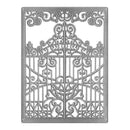 Metal Steel Cutting Dies Lace Fence Door Frame Scrapbookind DIY Stencil T5 E6B4