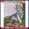 14CT Full Cross Stitch Animal Stamped DIY Embroidery Kits Handmade Cotton Cra
