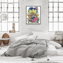 Partial Cross Stitch DIY 14CT Printed Warm Home Hand-made Wall Artwork Kits