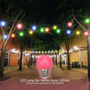 Colorful Globe Light Bulb E27 3W SMD2835 LED Lamp Bar Home Decor (Pink) Newly