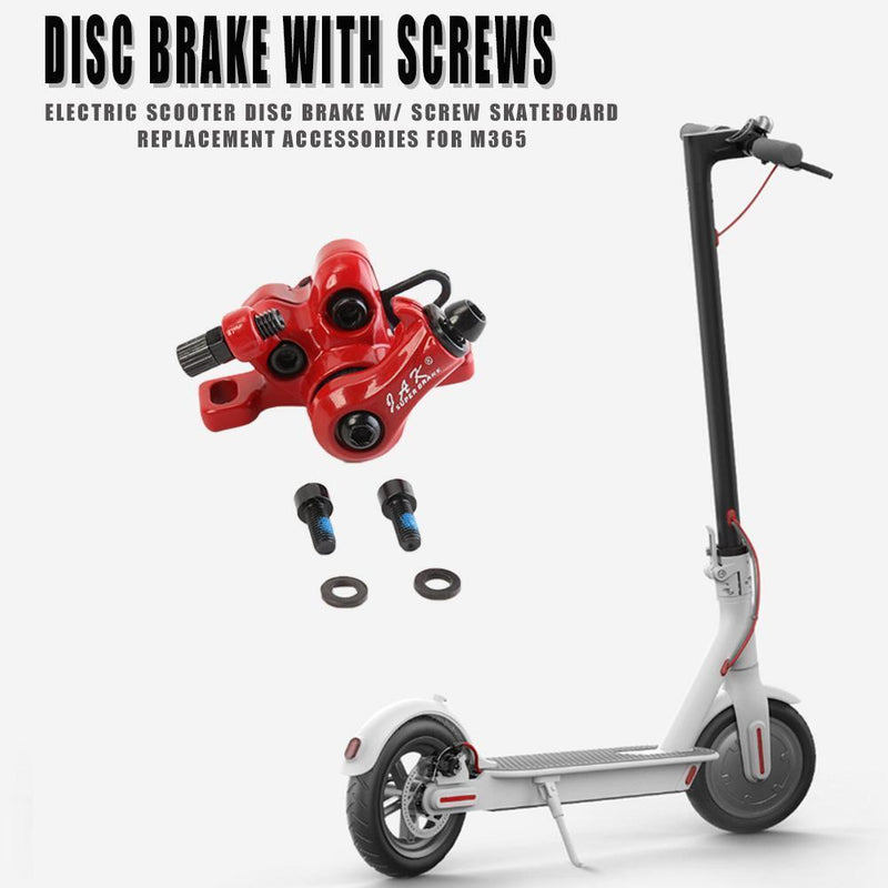 Electric Scooter Disc Brake w/ Screw Skateboard Replacement Accessories for M365