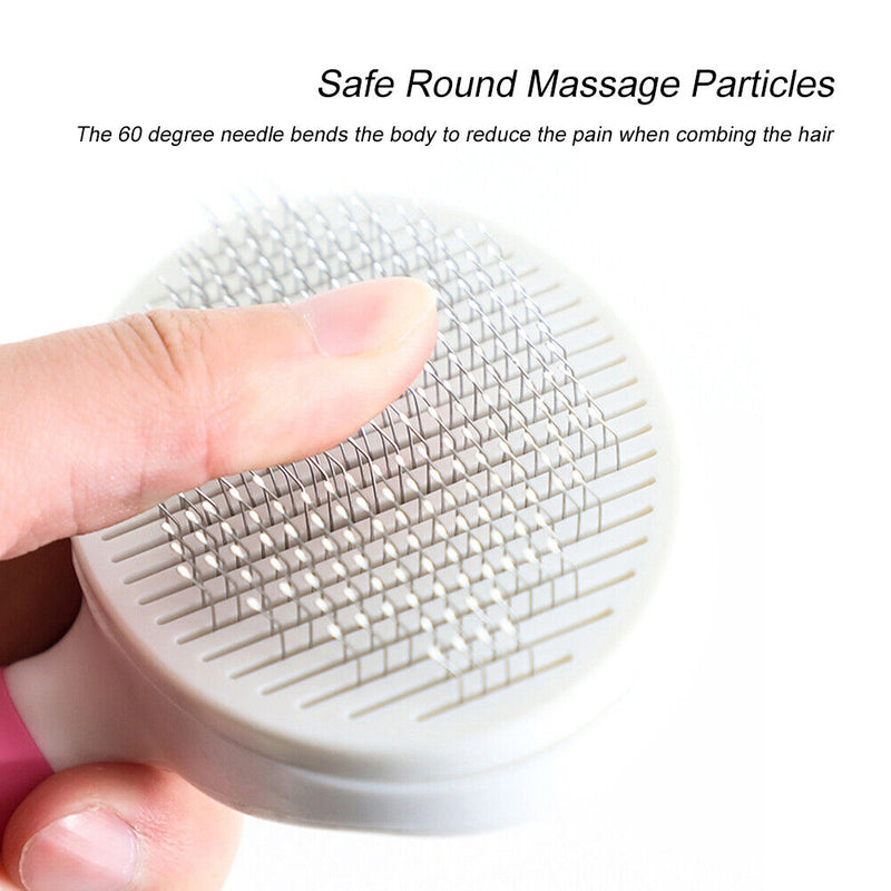 Cats Dogs Needle Comb Pet Float Hair Remover Epilation Hair Cleaning (Blue)