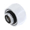 G1/4 Thread Quick Fixing Hard Tube Connector for PC Water Cooling(White)