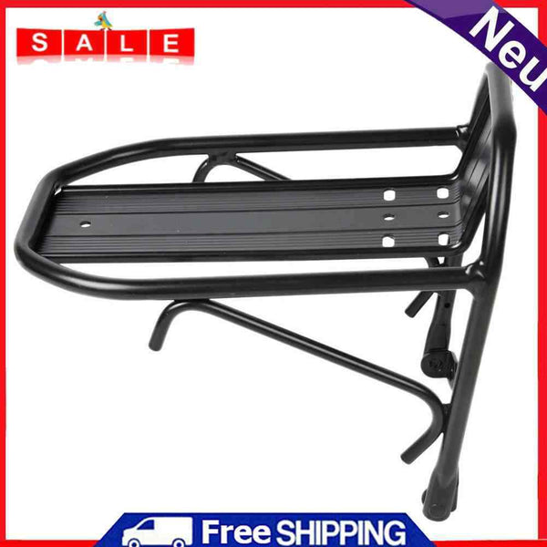 Aluminum Alloy Bike Bicycle Front Rack Luggage Shelf Carrier Panniers Bracket