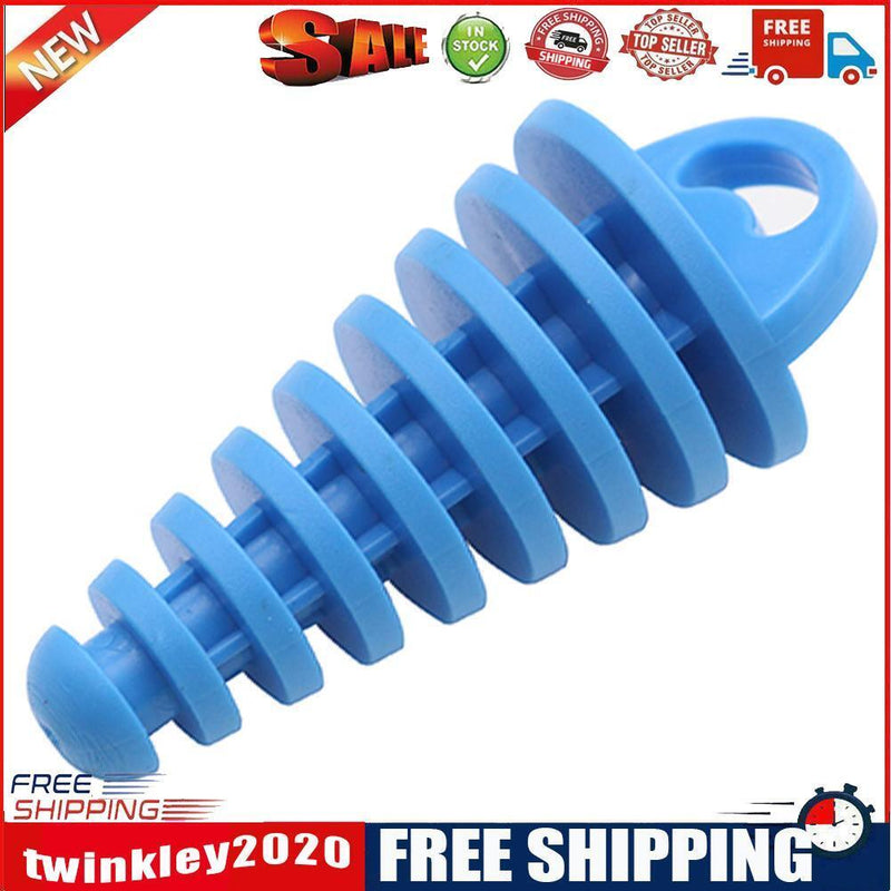 Motorcycle Exhaust Air-bleeder Plug Motocross Muffler Wash Plug (Blue)