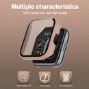 Watch Protect Cover+Screen Film for Realme Watch 2 Pro Case (Cherry Pink)