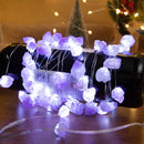 30LED Amethyst String Lights White Light Battery Christmas Decor (ZZ0618) Newly
