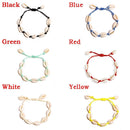 Women Girls Adjustable Cowrie Ankle Foot Chain Shell Bracelet Handmade Braided