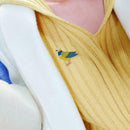 Peace dove in the colors of the Ukrainian flag as a For peace gift N1B6