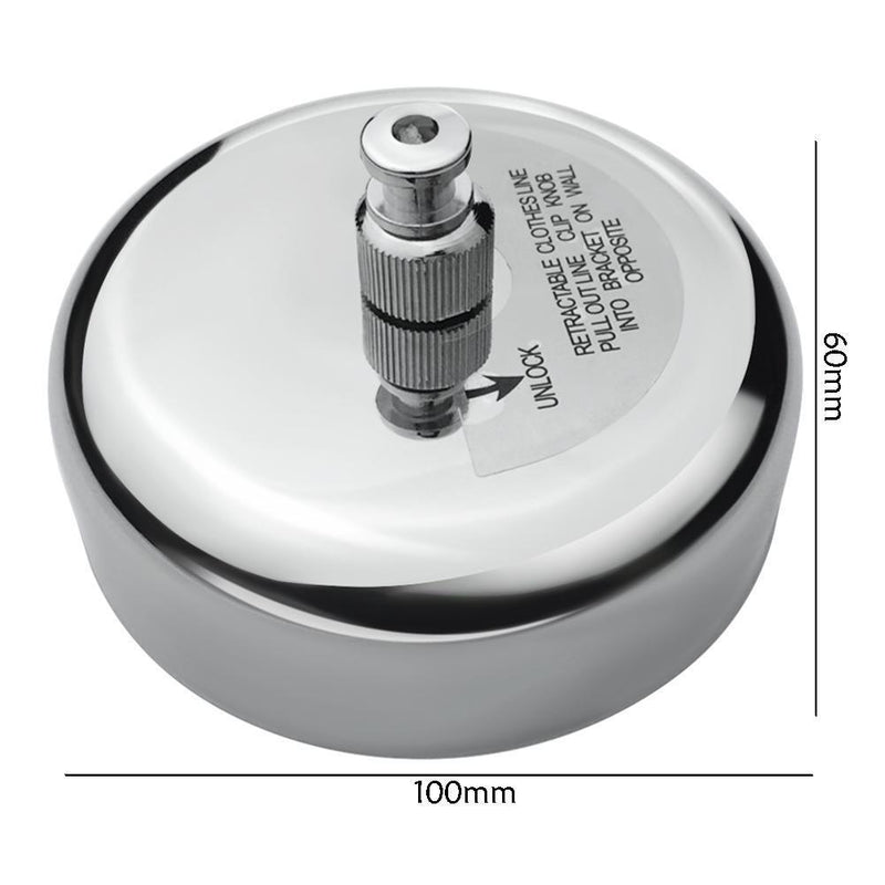 Retractable Adjustable Stainless Steel Clothesline Hanger Rope for Bathroom