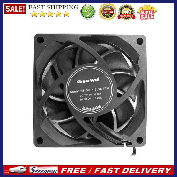 Small Chassis Cooler Fan 6cm/7cm/8cm/9cm AMD Hydraulic Bearing PC Cooling System