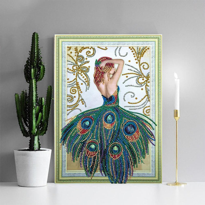 5D DIY Special-shaped Diamond Painting Beauty Cross Stitch Embroidery Kit Newly