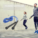 Workout Sport Adjustable Skipping Rope Fitness PVC Jumping Rope (Blue) Newly