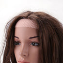 Silicone Transparent Wig Hair Band Anti-Slip Elastic Headband (Light Brown)