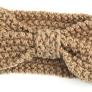 Fashion Baby Knit Crochet Bow Headband Warm Headband Child Headwear(Khaki)