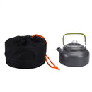 Ultra-Light Outdoor Camping Cookware Water Kettle Pan Set Alumina (Green) Newly