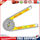 360 Degree Miter Saw Protractor w/Leveling Bubble Angle Finder Gauge Ruler
