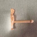 Creative Toilet Paper Roll Holder Statue Funny Wood Boy Shape Tissue Towel Stand