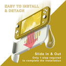 Hand Grip Protection Case Game Console Cover Shell for Switch Lite (Yellow)