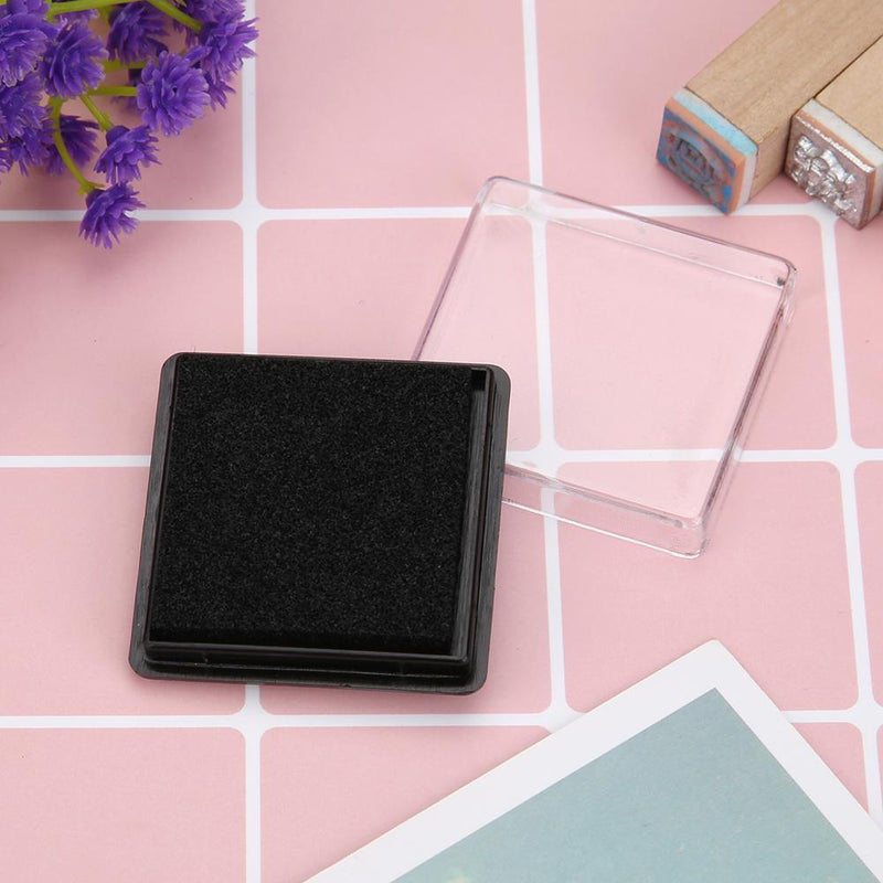 Fingerprint Square Inkpad for DIY Scrapbook Card Paper Craft Stamp (Black) Newly