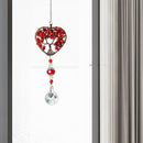 Crystal Prism Ball Pendant Window Wind Chimes Garden Hanging Ornament (A) Newly