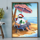 Diamond Painting Kit Santa Claus Full Round Rhinestone Wall