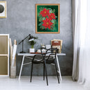 Pictures Frame for Diamond Painting Oil Paint DIY Self-adhesive (Brown)