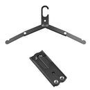 Portable Coat Clothes Hanger Travel Aluminum Alloy Folding Clothing Drying Rack