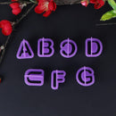 40pcs/set Alphabet Letter Number Fondant Cake Mold Biscuit Baking Mould