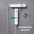 Punch-free Plug Fixer Self-Adhesive Socket Wire Organizer Power Strip Shelf