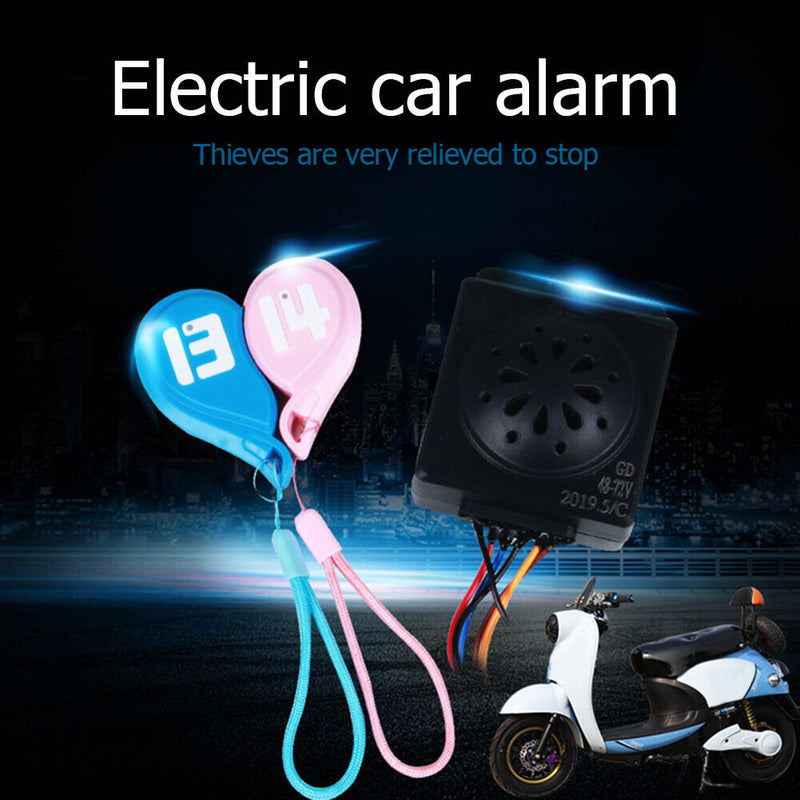 Remote Control Electric Scooter Alarm Security System Moped Antitheft Alarm