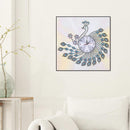 DIY Peafowl Special Shaped Diamond Painting Embroidery Wall Clock Bedroom Decor