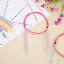 10 Pairs Plastic Change Head Circular Knitting Needle Ring Set DIY Woven Tools