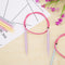 10 Pairs Plastic Change Head Circular Knitting Needle Ring Set DIY Woven Tools