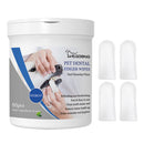 50pcs/set Finger Cot Disposable Grooming Tools Non-woven Wet Towels Pet Produ