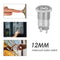 12mm Self-locking LED Metal Switch Instantaneous Waterproof Button (Blue)