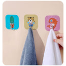 No Trace Paste Random Color Sticky Hook Wall Hook Key Hook Towel Holder