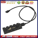 1 to 10 RGB Synchronization HUB Splitter for Motherboard RGB Fan Extension Cable