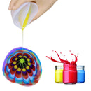 Flower Pour Cup - Pack of 6 - Silicone Paint Cups for DIY Pouring Acrylic P