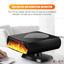 Car Heater 12V Plugs into Cigarette Lighter 2 in 1 Heating Cooling (Grey) Newly