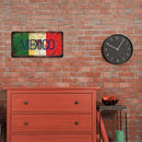 Mexico Flag Retro Metal Plate Tin Sign Plaque Poster for Bar Club Decor (A)