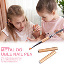 Double-Ended Nail Pen Poly Nail Gel Flower Brush Picker Manicure Tools 2 in