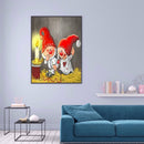 40x50cm Paint By Numbers Gnome Oil for Adults Children Room Home Wall Decor Gift