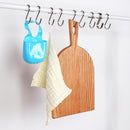 Stainless Steel Organizer Double S Shaped Hook Clasps Hooks Hanger Storage Rack