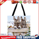 Donkeys Printed Shoulder Shopping Bag Casual Large Tote Handbag (40*40cm)