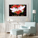 5D Full Round Drill Diamond Painting DIY Peace Dove Picture Rhinestones Craft